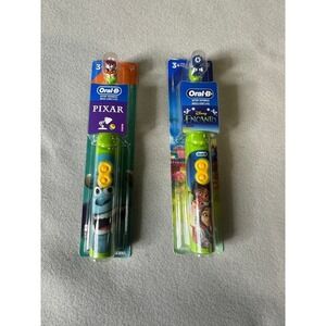 Oral-B Kids Battery Toothbrush Set Disney Encanto Pixar Monsters Inc DB3.010 2pk
